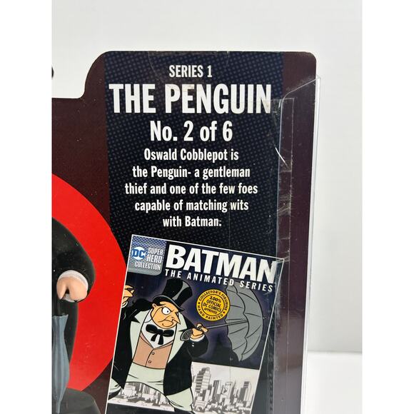 Eaglemoss Batman The Animated Series “The Penguin” #2/6 Figurine Sealed New - Picture 5 of 8